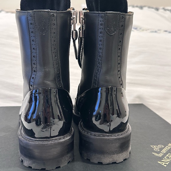 Office of Angela Scott Black Mr. Bernard combat boot 7.5 - Picture 4 of 6